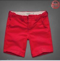 heren abercrombie and fitch casual shorts lichtrood Outlet Utrecht 20nxs289